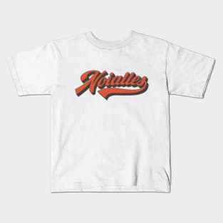 Marseille Noailles - Marseille Noailles Schriftzug - Noailles Logo Kids T-Shirt